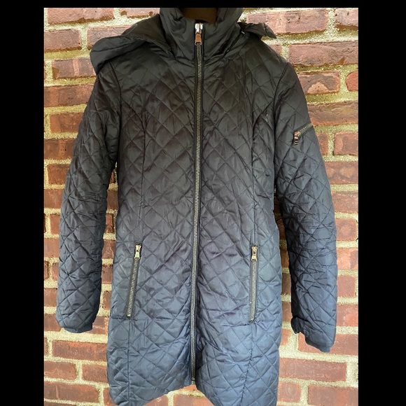 Hawke & Co Jackets & Blazers - EUC HAWKE & CO. NEW YORK WOMEN'S COAT SMALL Black puffer warm winter lined 3/4